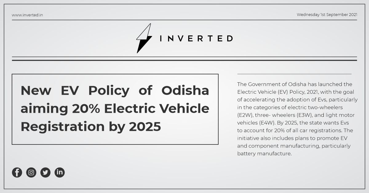 EV Policy of Odisha